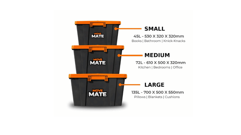 Moving Crates Hire | Plastic Moving Boxes & Crates | Move Mate