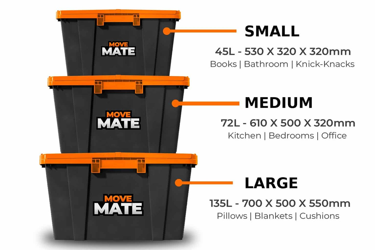 Move Mate Crate Sizes